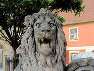 Statue at Martin-Luther-Platz